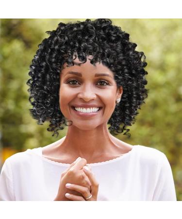 Smoothing for Hair European And American Small Curly African Ladies Wig Rod Fluffy Fiber High Temperature Silk Headgear Suitable For Black Women Frontal Closure Pink One Size - Buy Online on SooperMarket.com