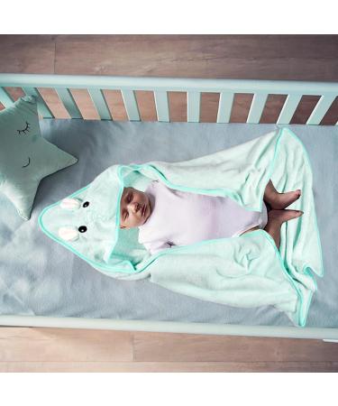 Funmo 3pcs Hooded Baby Towels | Soft Super Absorbent Bath Towels with Cute Patterns | Ideal for Newborns to 5 Years 80x80 cm - Buy Online on SooperMarket.com