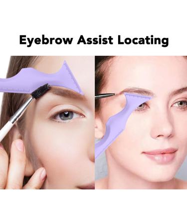 Stencil Stencils for Eyes Winged Tool Aid Template 5 in 1 Beauty Ruler Multipurpose Silicone Makeup Tool for Eye Eyebrow Eyelash Mouth - Buy Online on SooperMarket.com