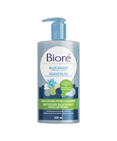 Biore Blue Agave + Baking Soda Pore Cleanser 200 mL - for Combination Skin