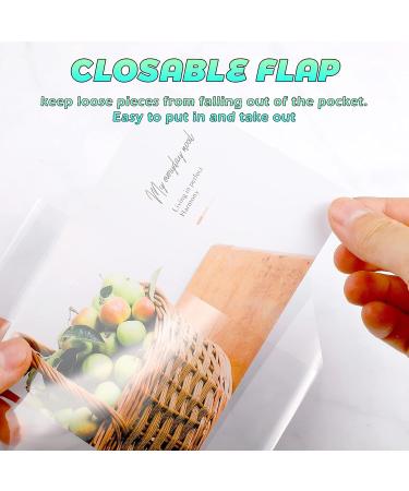 100 Clear Stamp and Die Storage Pockets - 6.75 x 9.25 Inches | CPP Plastic Pockets - Buy Online on SooperMarket.com