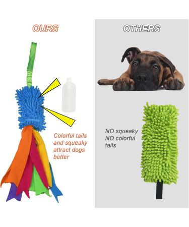 Tekcam 2 Pack Dog Tug Toys - Squeaky Agility Rope Toys for Small & Medium Dogs | Interactive Outdoor Fun - Buy Online on SooperMarket.com