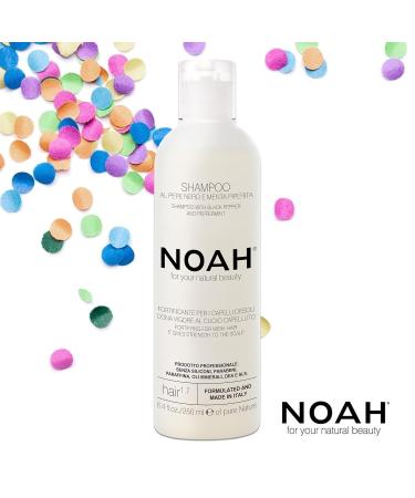 Buy Noah 1.7 Fortifying Shampoo Black Pepper & Peppermint | Natural Vegan Cruelty-Free Scalp Exfoliating Shampoo 8.45 fl. oz - Buy Online on SooperMarket.com