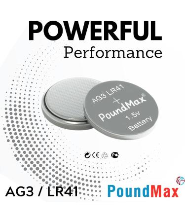 Buy AG3 LR41 Batteries 1.5V Alkaline Button Cell - 10 Count | Durable & Long-Lasting | Fast International Shipping - Buy Online on SooperMarket.com