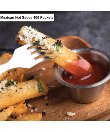 Valentina Mexican Hot Sauce Picante Salsa Seasoning Salt Spice Mix - 100 Packets, 0.3 oz Each - Perfect for Chips, Lunch, Snacks & More - Buy Online on SooperMarket.com