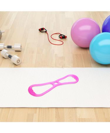 Kisangel Yoga Resistance Bands - Elastic Pull Rope Figure 8 Silicone Fitness Band for Strength Training & Tension Exercises - Buy Online on SooperMarket.com