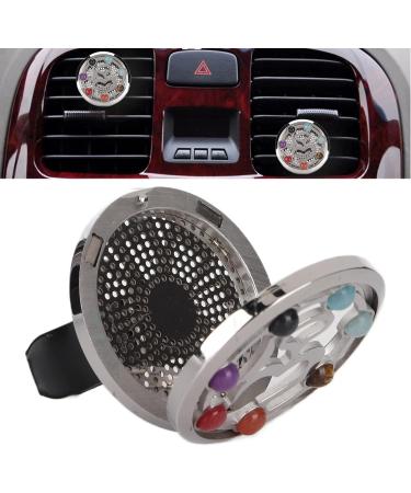 Stainless Steel Car Diffuser Vent Clip with 4 Pads for Aromatherapy Air Freshener for Stress Relief Great Gift Simple to Use Wide Range of Uses - Buy Online on SooperMarket.com