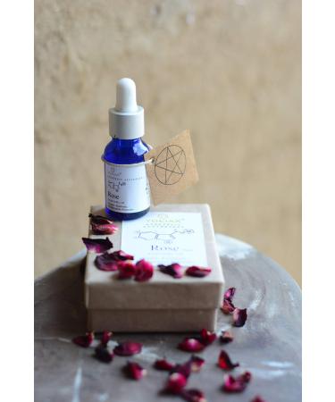 Edible Rose Essential Oil -Rose Essential Oil Organic- Ayurveda 15mL by Ygeiax