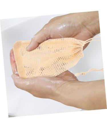 Baluue 6pcs Soap Bag Toilet Soap Pouch Exfoliating Soap Pocket Bar Soap Pouch Soap Storage Bag Beige Sisal - Buy Online on SooperMarket.com
