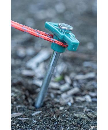 SE Heavy-Duty Metal Tent Pegs Stake Set (10-Pack) - 9NRC10 | Secure Camping Accessories - Buy Online on SooperMarket.com