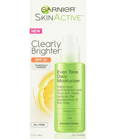 Garnier SkinActive Clearly Brighter Moisturizer SPF 30 - Anti-Sun Damage, 2.5 oz - Buy Online on SooperMarket.com