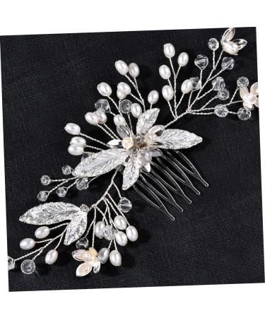 FOYTOKI Handmade Crystal Tiara Bridal Hair Comb Wedding Hair Accessories for Brides Wedding Hair Comb for Brides Bride Headpieces for Wedding Bridal Rhinestone Headpieces Bridal Headdress - Buy Online on SooperMarket.com