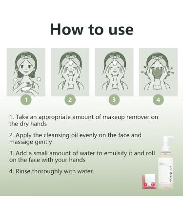 Heartleaf Pore Control Cleansing Oil Oil Cleanser for Face Calming Skin Refreshing Daily Makeup Blackheads Removal Facial Cleanser Oil for All Skin Types with Cotton Pad(100ml) - Buy Online on SooperMarket.com