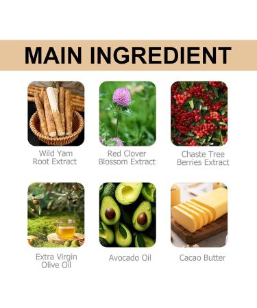 Wild Yam Cream 60ml Wild Yam Cream Hormones Balance Wild Yam Skin Cream Wild Yam Cream Natural Night Sweats Cream For Menopause Dry Skin Moisturization - Buy Online on SooperMarket.com