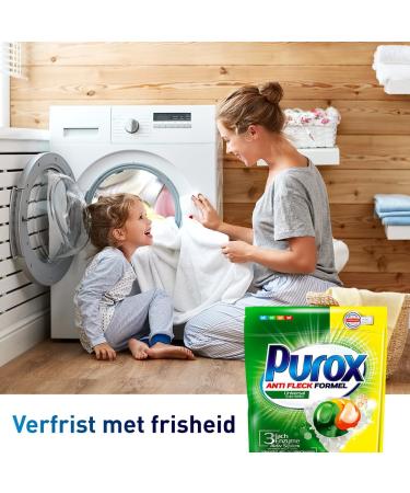 PUROX CAPS UNIVERSAL Washing Caps for Colored Textiles - 22 WL 396g Unscented Doypack Detergent - 22 Pieces | International Shipping - Buy Online on SooperMarket.com