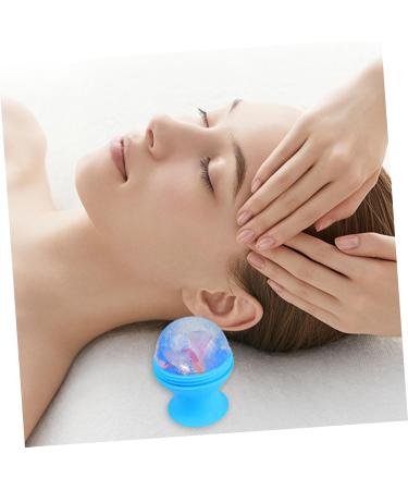 Buy Silicone Ice Roller Tray for Face - Facial Massager & Skin Therapy Tool | Ice Cube Holder 9.5x7.2cm - Blue - Buy Online on SooperMarket.com