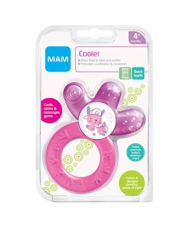 MAM Baby Toys Teething Cooler Teether for Girls 4+ Months - 1 Count - Buy Online on SooperMarket.com