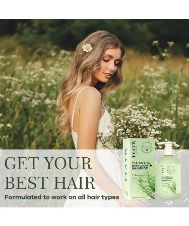 Rosemary Hair Growth Shampoo 3-in-1 | Tea Tree Mint Biotin Thickening Shampoo for Men & Women | 300ml for Hair Regrowth & Thinning Hair - Buy Online on SooperMarket.com