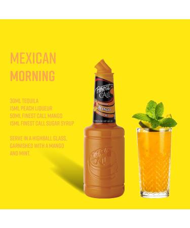 Finest Call Mango Puree 1 Litre - Premium Fruit Puree for Cocktails, Cooking & Baking - Buy Online on SooperMarket.com
