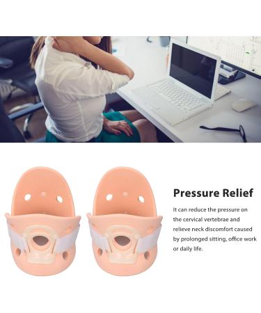 2Pcs Adjustable Size Fixed Neck Brace Cervical Spine Protector Multifunctional Rigid Cervical Neck Collar for Reducing Cervical Vertebrae Pressure and Relieve Neck Discomfort - Buy Online on SooperMarket.com