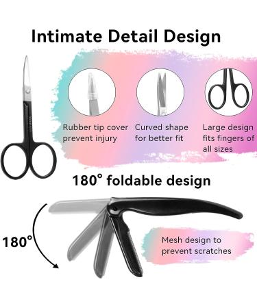 FACEMADE 3-Piece Tweezers Set for Women and Men - Stainless Steel Eyebrow Tweezers, Scissors, and Razor for Facial Hair Removal - Buy Online on SooperMarket.com