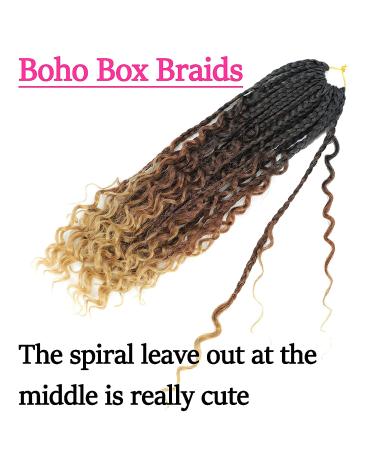 8 Packs 14 Inch Goddess Box Braids - Synthetic Crochet Hair Extensions for Black Women (1B3027) - Buy Online on SooperMarket.com