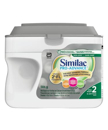 Similac Pro-Advance Step 2 Baby Formula Our Closest Formula to Breast Milk with 2 -FL Easy To Digest 6-24 Months Powder 584 g