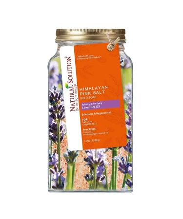 Natural Solution Bath Salt  Organic Joint & Muscle Relief with Lavender Oil  Foot Soak - 3 lbs