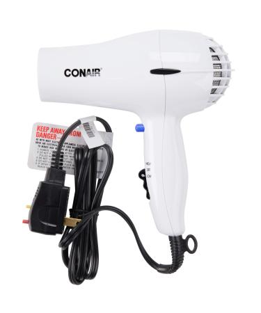 Hairdryer Handheld White 1600 Watts