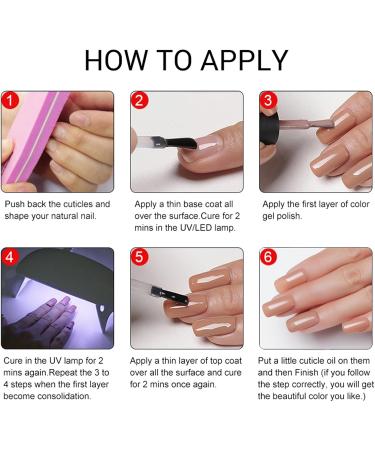 Nude Jelly Gel Nail Polish - Sheer Nude Jelly Transparent Gel Nail Polish - 7ml Nude Pale Pink Nail Polish - Soak Off U V LED Gel Nail Varnish - Buy Online on SooperMarket.com