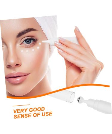 Mikinona Essential Oil Creami Eye Creams Cosmetics Applicator Refillable Cream Bottle Eye Cream Bottle with Roller Tool Essence Container White Travel Bottle Portable - Buy Online on SooperMarket.com
