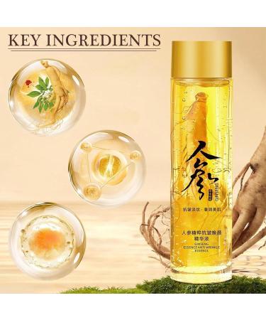 Grgowe 3 pieces Peptide Anti Wrinkle Ginseng Serum Ginseng Anti Wrinkle Serum Ginseng Polypeptide Anti-Ageing Essence Ginseng Essence Ginseng Serum Peptide Anti Wrinkle Ginseng Serum for all skin type - Buy Online on SooperMarket.com