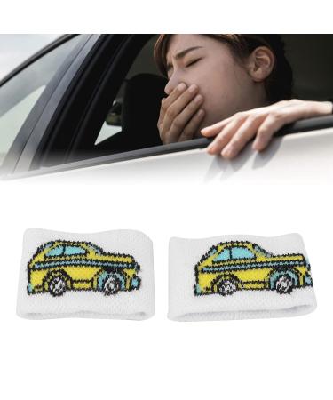 Acupressure Anti-Nausea Wristbands for Cars & Airplanes - Washable, Reusable, Non-Slip Fit - Buy Online on SooperMarket.com