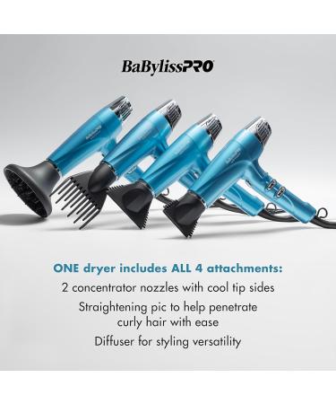 Buy BaBylissPRO Nano Titanium Hair Dryer - 2000W Professional Ionic Blow Dryer for Faster Frizz-Free Results | Global Shipping Available - Buy Online on SooperMarket.com