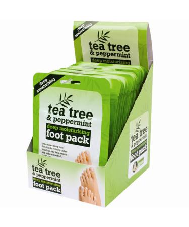 5x Tea Tree Peppermint & Shea Butter Foot Treatment Packs