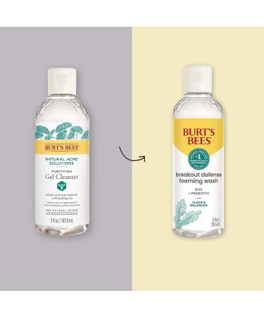 Burt's Bees Foaming BHA Face Wash - Breakout Defense Cleanser 8 Oz - Buy Online on SooperMarket.com