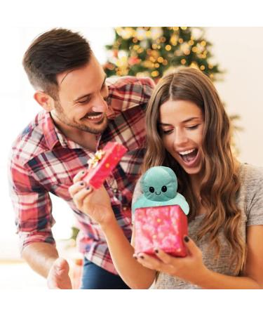 FASTEXX Octopus Reversible Plushies - Double-Sided Flip Mood Octopus - Sweet Gift for Kids and Family - Blue - Buy Online on SooperMarket.com