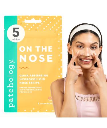 Patchology Acne Nose Strips - Hydrocolloid Patches for Clearer Skin | Gentle & Effective 5 Ct - Buy Online on SooperMarket.com