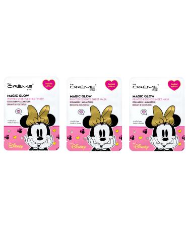 The Cr me Shop | Minnie s Magic Glow Printed Essence Sheet Mask (3 Pack)