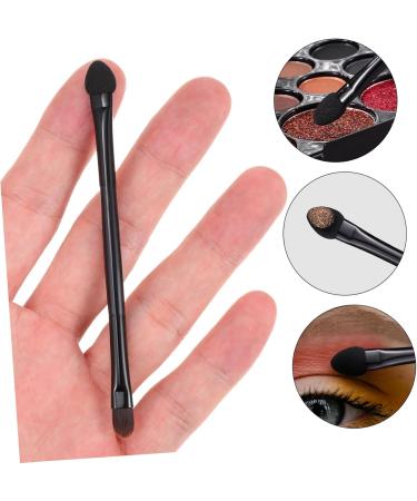 Baluue 40 Pcs Double Eye Shadow Makeup Professional Makeup Brush Eye Shadow Brush Applicator Nylon Black - Buy Online on SooperMarket.com