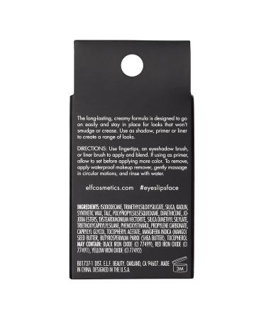 e.l.f. No Budge Cream Eyeshadow - Sand Dune | 3-in-1 Primer, Liner & Eyeshadow | Vegan & Cruelty-Free - Buy Online on SooperMarket.com