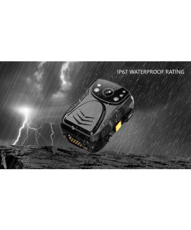 PatrolMaster 1296P UHD Body Camera with Audio 128GB | 2 Display | Night Vision | Waterproof & Shockproof | Compact Design - Police Camera - Buy Online on SooperMarket.com