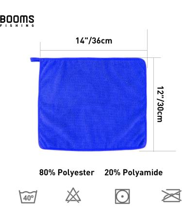 Booms Fishing B0T Microfiber Fishing Towel with Clip - 3 Pack Blue - Buy Online on SooperMarket.com