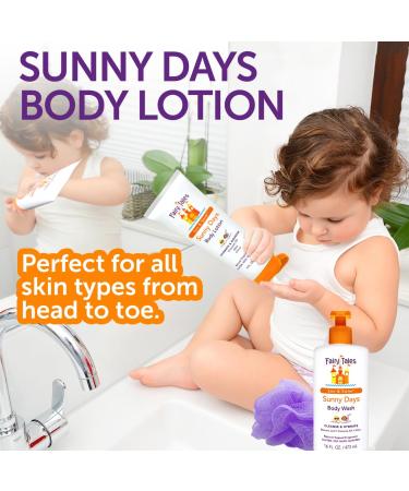 Fairy Tales Sun & Swim After Sun Lotion for Kids - Hydrating Aloe & Coconut Oil Care - 8 oz - Buy Online on SooperMarket.com