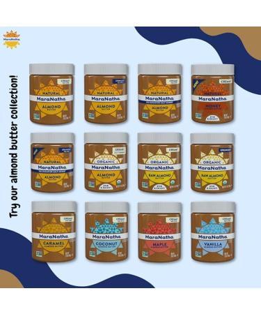 MaraNatha Creamy Roasted Vanilla Almond Butter No Stir 12 Ounce Jar - Buy Online on SooperMarket.com