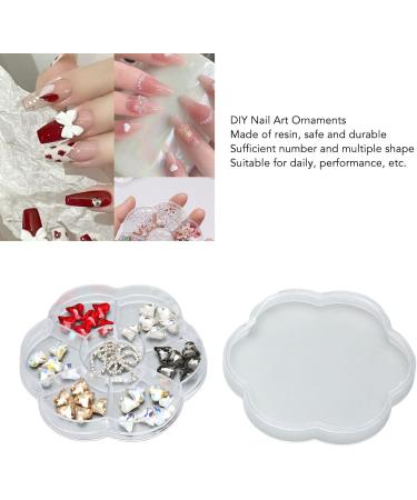 1 Box Resin Nail Art Ornaments Shiny Nail Rhinestones with Multi Sizes and Shapes Shiny Nail Accessories for Girls Women DIY Decoration Supplies for Nail Art DIY Crafts - Buy Online on SooperMarket.com