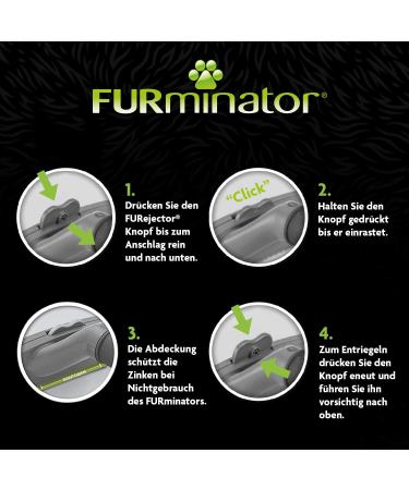 Furminator Deshedding Tool for Medium & Large Short-Haired Cats - Enhanced Cat Brush for Undercoat Removal 2.0 - Buy Online on SooperMarket.com