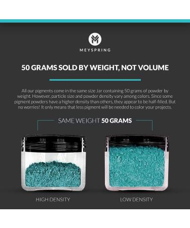 MEYSPRING Mermaid Dust Mica Powder for Epoxy Resin - 50g | Resin Art Color Pigment for Epoxy and UV Resin - Buy Online on SooperMarket.com