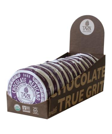 Taza Chocolate Organic Mexicano Disc 50% Dark Chocolate, Chipotle Chili, 2.7 Ounce (12 Count), Vegan Chipotle Chili 2.7 Ounce (Pack of 12)