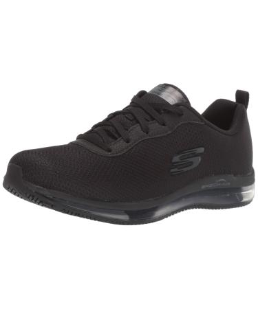 Skechers Women's Skech-air Health Care Professional Shoe 9.5 Black